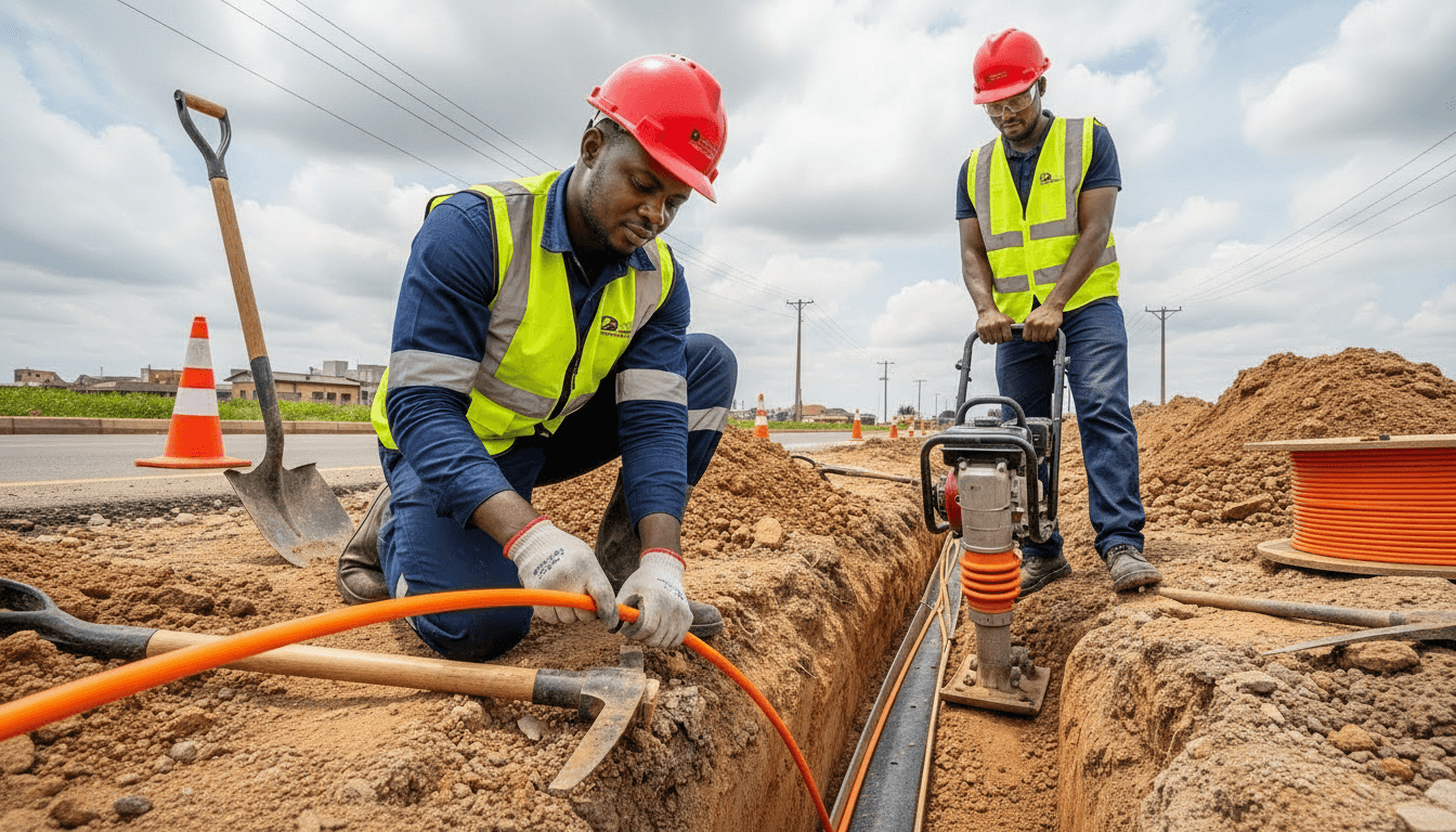 OFC Laying & Civil Works
